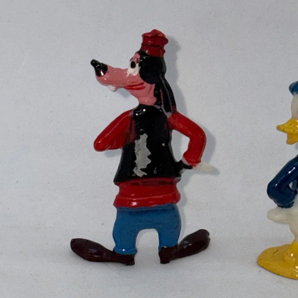 Vintage Disneykins 14pc Miniature Figures Marx HK-6760 Mickey Dumbo Peter Pan